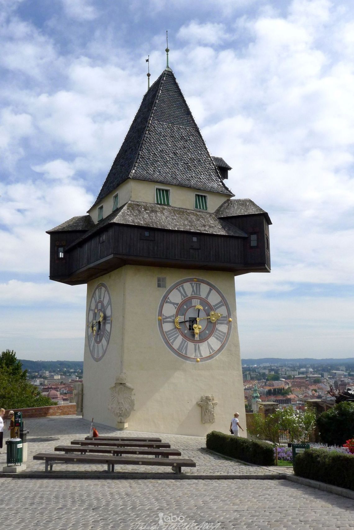 グラーツのシンボル　時計塔
